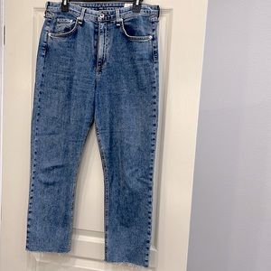 Rag & Bone Nina High-Rise Ankle Cigarette, size 30
